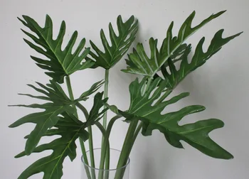

70cm artificial Monstera leaf flower arrangement DIY source material art big size green leaves