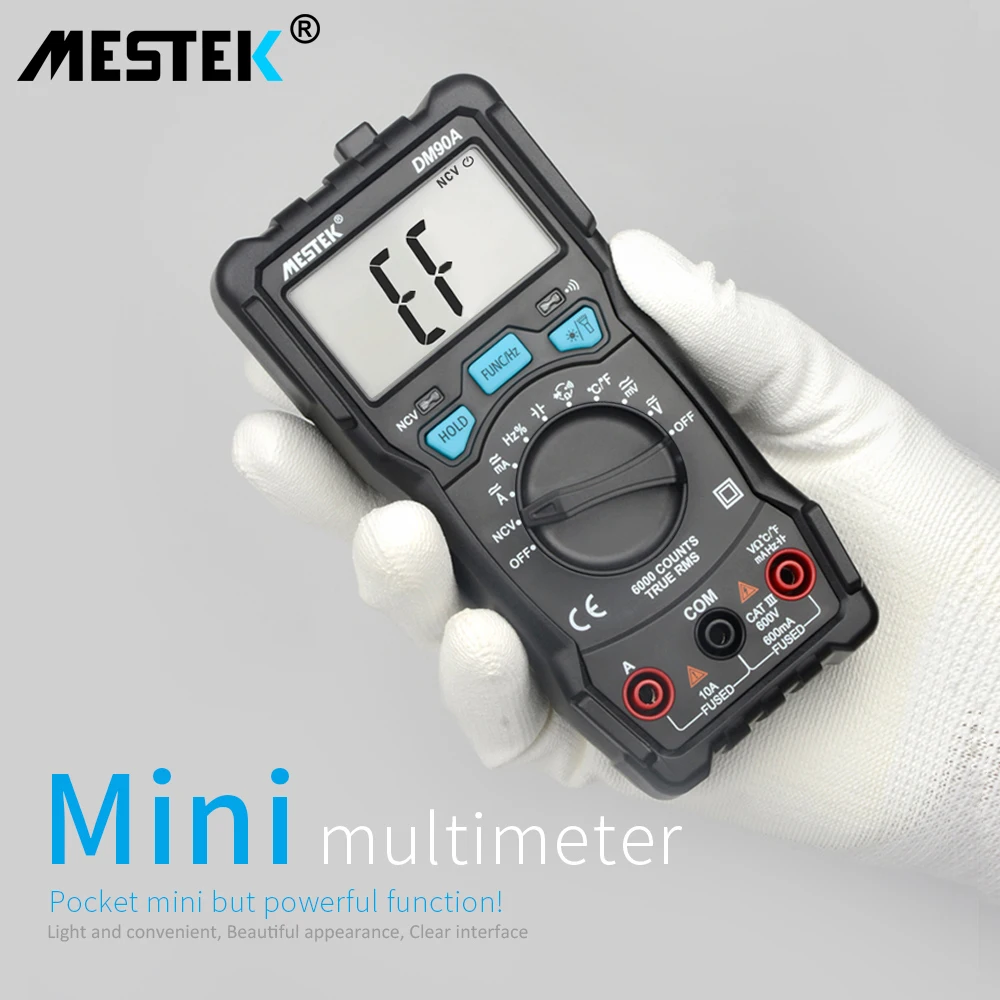 Мультиметр MESTEK DM90A высокоточный цифровой ампервольтметр