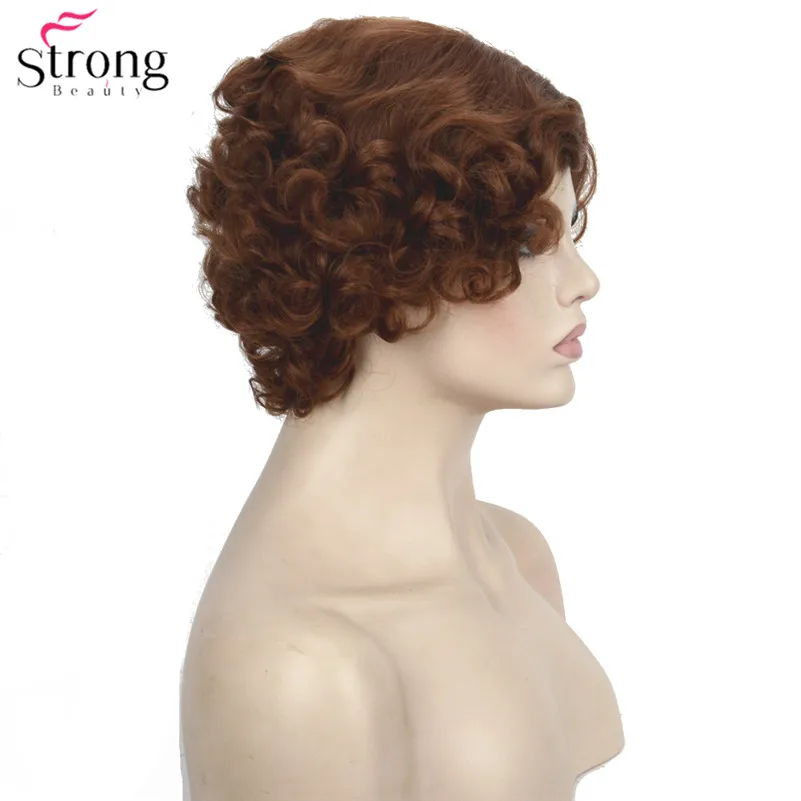 TY 321 #30 Costume Flapper Wig Auburn wigs (3)