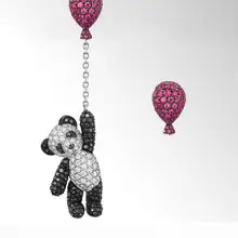 Новая распродажа, модные ювелирные изделия 925, серебряные иглы, воздушный шар B, серьги рождественские кристаллы от Swarovski, опаловые серьги для женщин