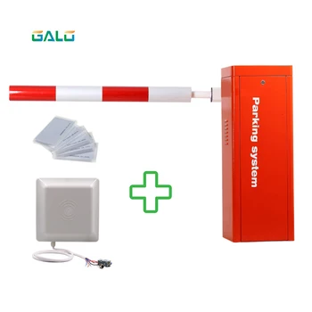 

Parking access control system manufacturer of parking lot with UHF card reader and card boom barrier Parking block toll collecto