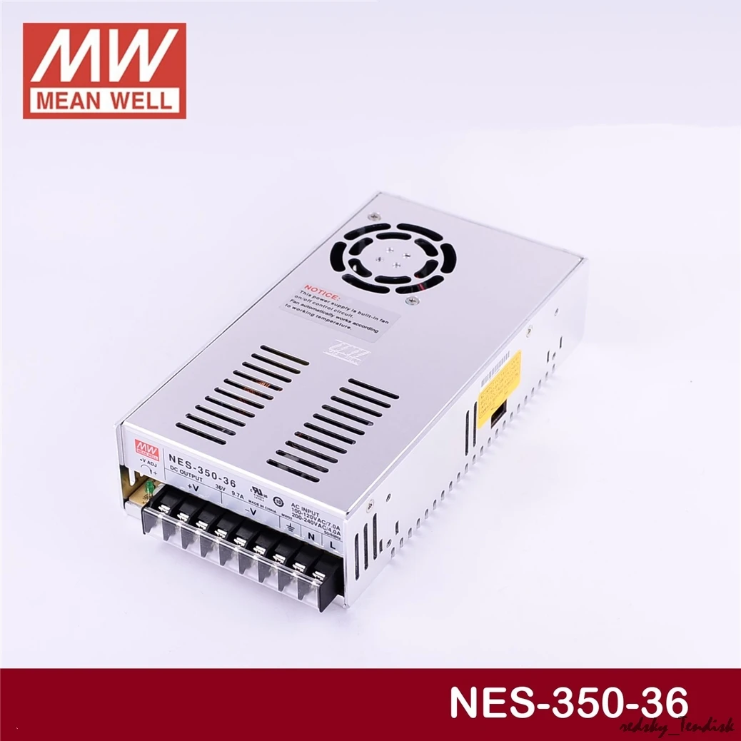 1 упаковка) Meanwell 350 Вт блок питания NES-350-24V 5 в 12 В 15 в 36 в 48 в 5A 15A 29A 60A DC дисплей со светодиодной подсветкой полосы монитора NES