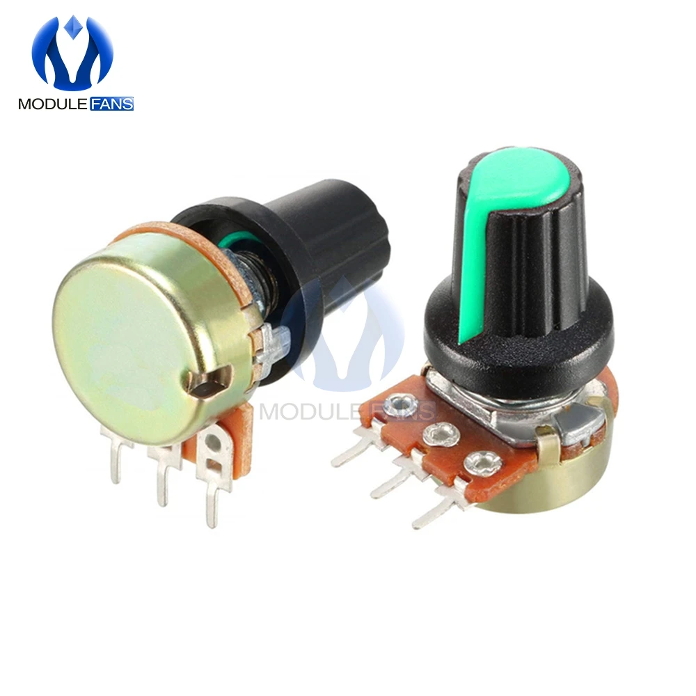 

5PCS WH148 Rotary Potentiometer Linear Taper Potentiometer 1K 2K 3K 5K 10K 20K 30K 50K 100K 200K 300K 500K 1M Ohm Diy Electronic