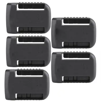 

5pcs Black Battery Mounts For De Walt XR 18V-60V Storage Shelf Rack Stand Holder Slots Hanger For Shelves In Workshops
