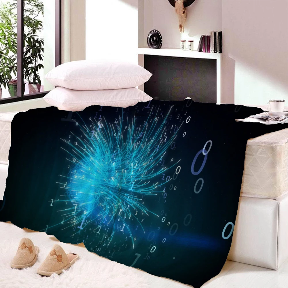 Printed Blanket Digital Personality Design Home Bedroom Exclusive Four Seasons Memorial Custom | Дом и сад