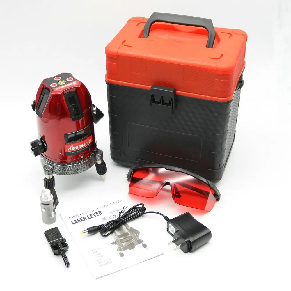 

Professional Automatic Self Leveling 5 Line 6 Point 4V1H Laser Level Measure XG Laser Level Measure Rotary Tool