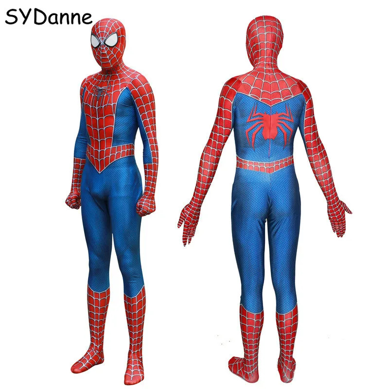 

Kids Adult Spider Man Homecoming Cosplay Costumes SpiderMan Suit Superhero Bodysuit Jumpsuits Zentai For Men Boy Clothing