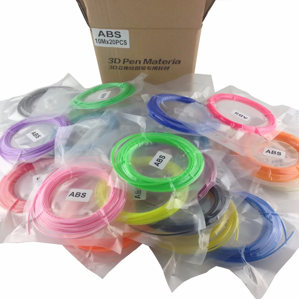 font b 3d b font pen filament ABS 1 75mm 20 Colors font b 3D