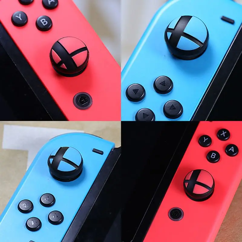 1 пара аналоговых силиконовых ручек для кожи противоскользящие крышки Joy Con