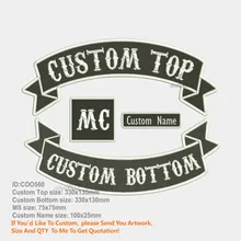 Новое поступление 1" широкий пиджак по индивидуальному заказу сзади вышитые патч Вышивка мотоциклетные байкерские нашивки байкерские железные на любой подкладе одежды