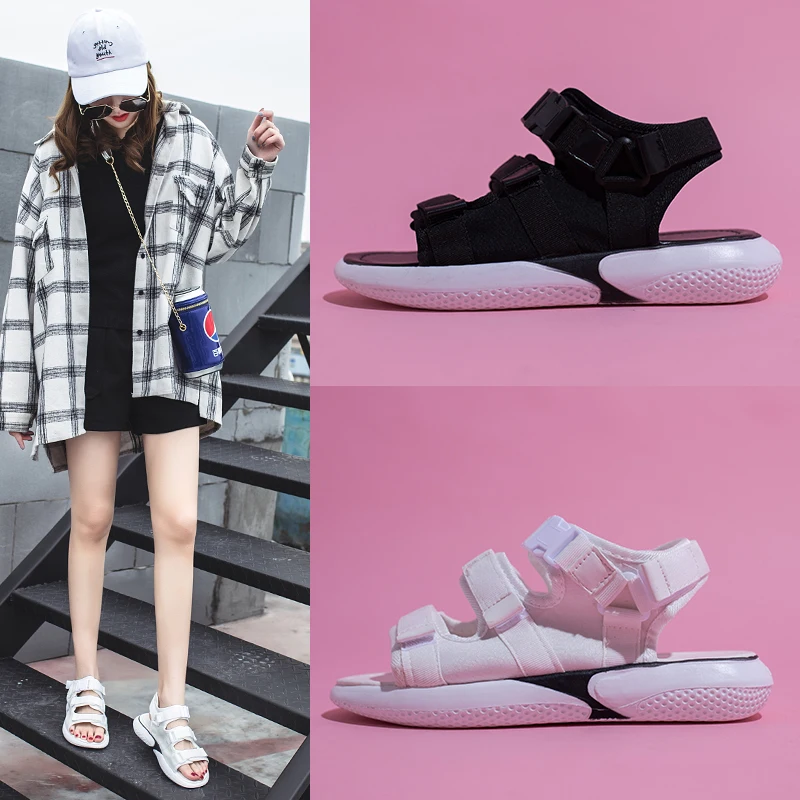 women light weight sport sandals female ladies jogging training shoes girls students flat sole brand beach running shoes women