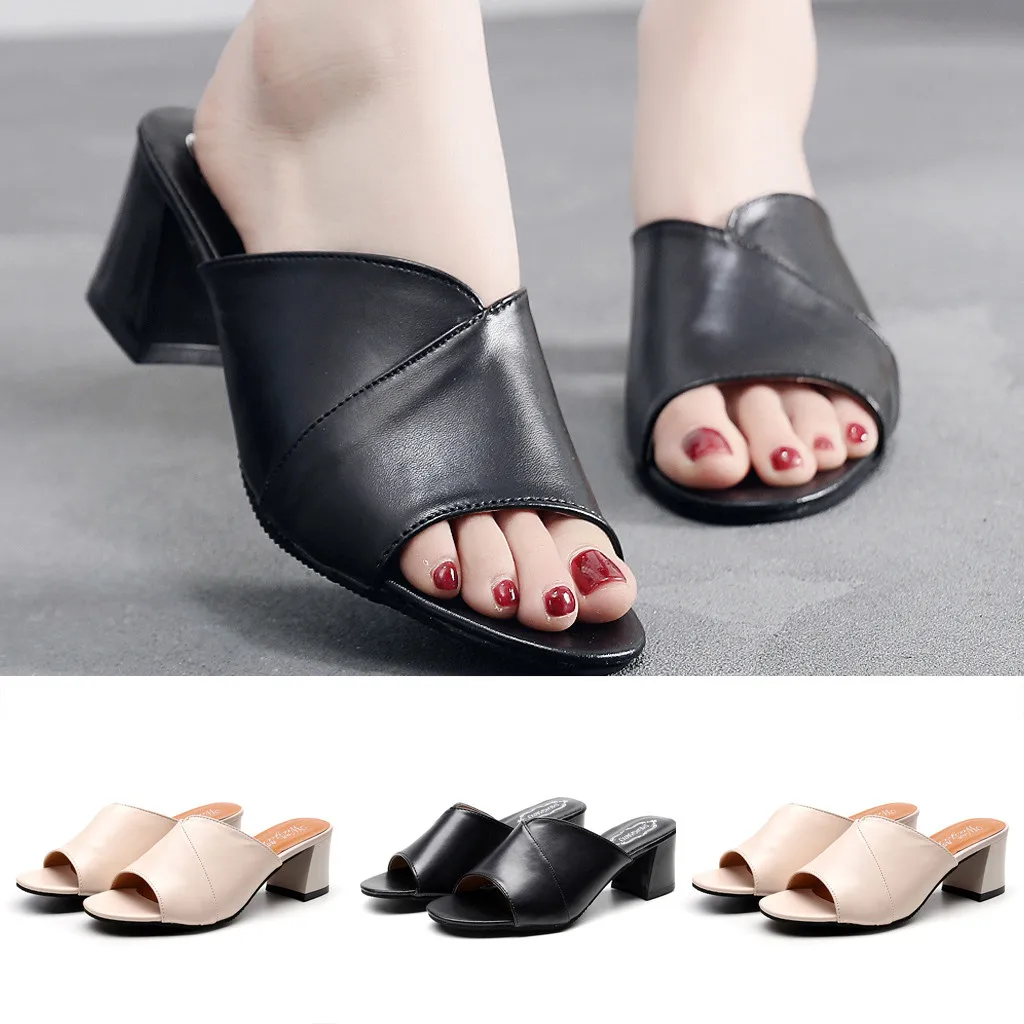 

Women's High Heels Fashion Ankle Belt Buckle Dress Sandals Casual Beach Sandals summer sandals women sandals flat casual shoes