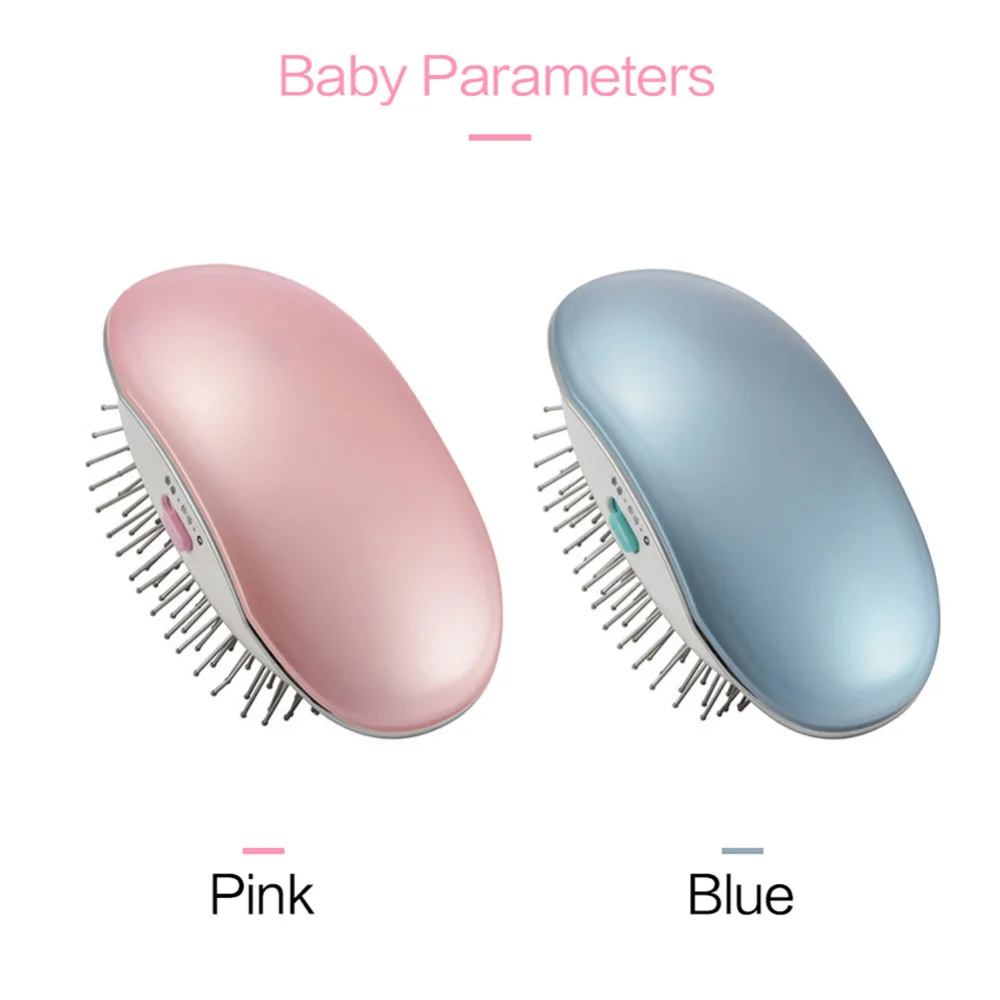 Портативный Электрический Ионный расческа вычет мини-небольшой волос Магия Красота щетка, расческа Массаж дома путешествия с использованием