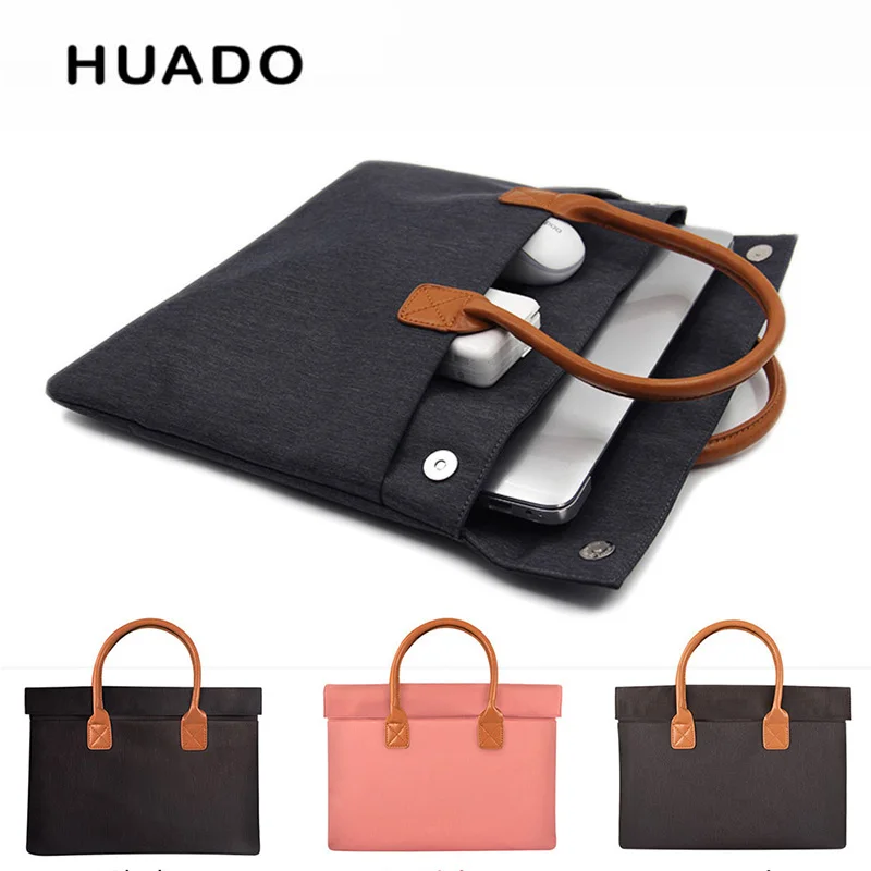 

Fashion Laptop handbag for women leisure notebook men briefcase 12" 14 15.6 netbook bag for mi pro 13.3/asus/mac air 15/lenovo