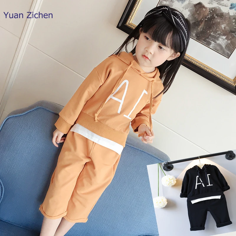 On Sale Girl Clothing Set,Kids Sport Cartoon Cotton Clothes Suit,Girl Clothes Long Sleeve+Pants 2pcs  Set,Kids Set Autumn Winter
