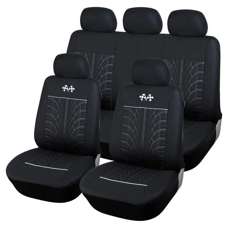 AUTOYOUTH-New-Style-Embossed-Polyester-Car-Seat-Cover-Universal-Fit-Most-Seat-Car-Seat-Protector-Gray (1)