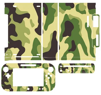 

271 Camouflage Vinyl Skin Sticker Protector for Nintendo Wii U and controller skins Stickers
