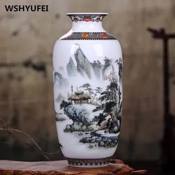 

Jingdezhen Ceramic Vase Vintage Chinese Style Animal Vase Fine Smooth Surface Home Decoration Furnishing Articles