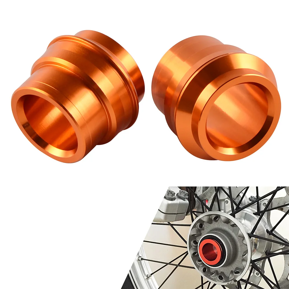 

Motorcycle CNC Front Wheel Spacers Hub Collars For KTM EXC EXCF SX SXF XC XCF XCW 125 200 250 300 350 400 450 500 2017 2018