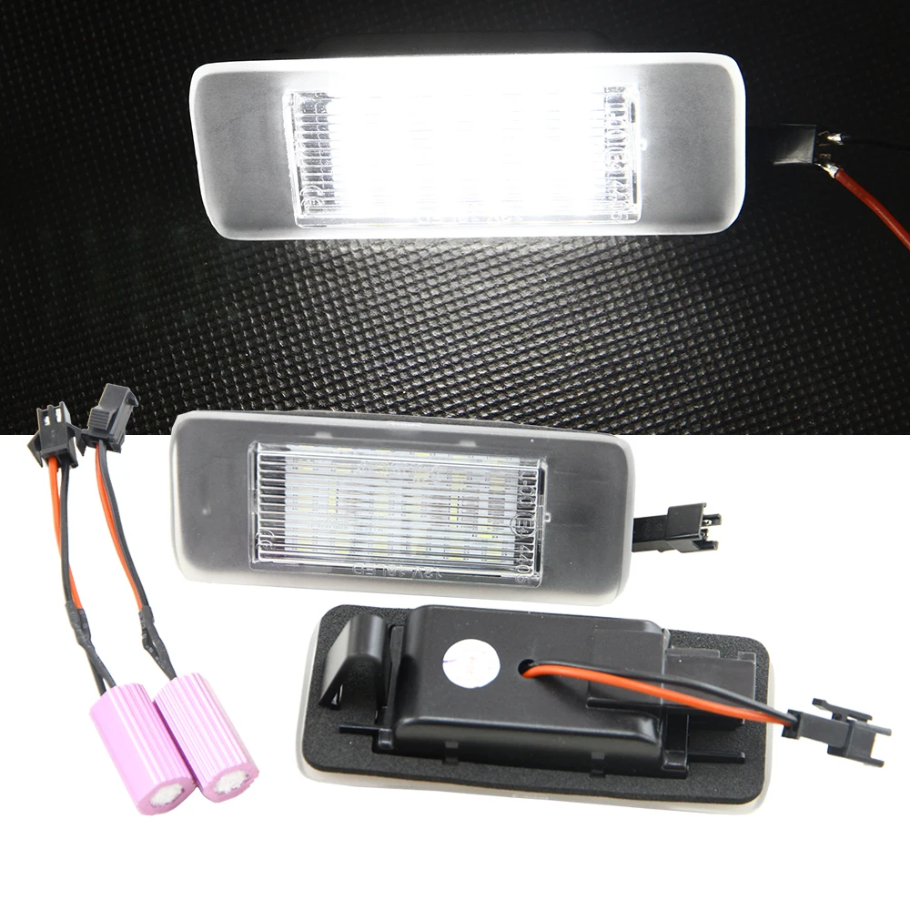 18 SMD Tail LED Number License Plate Light Bulbs Canbus for Opel