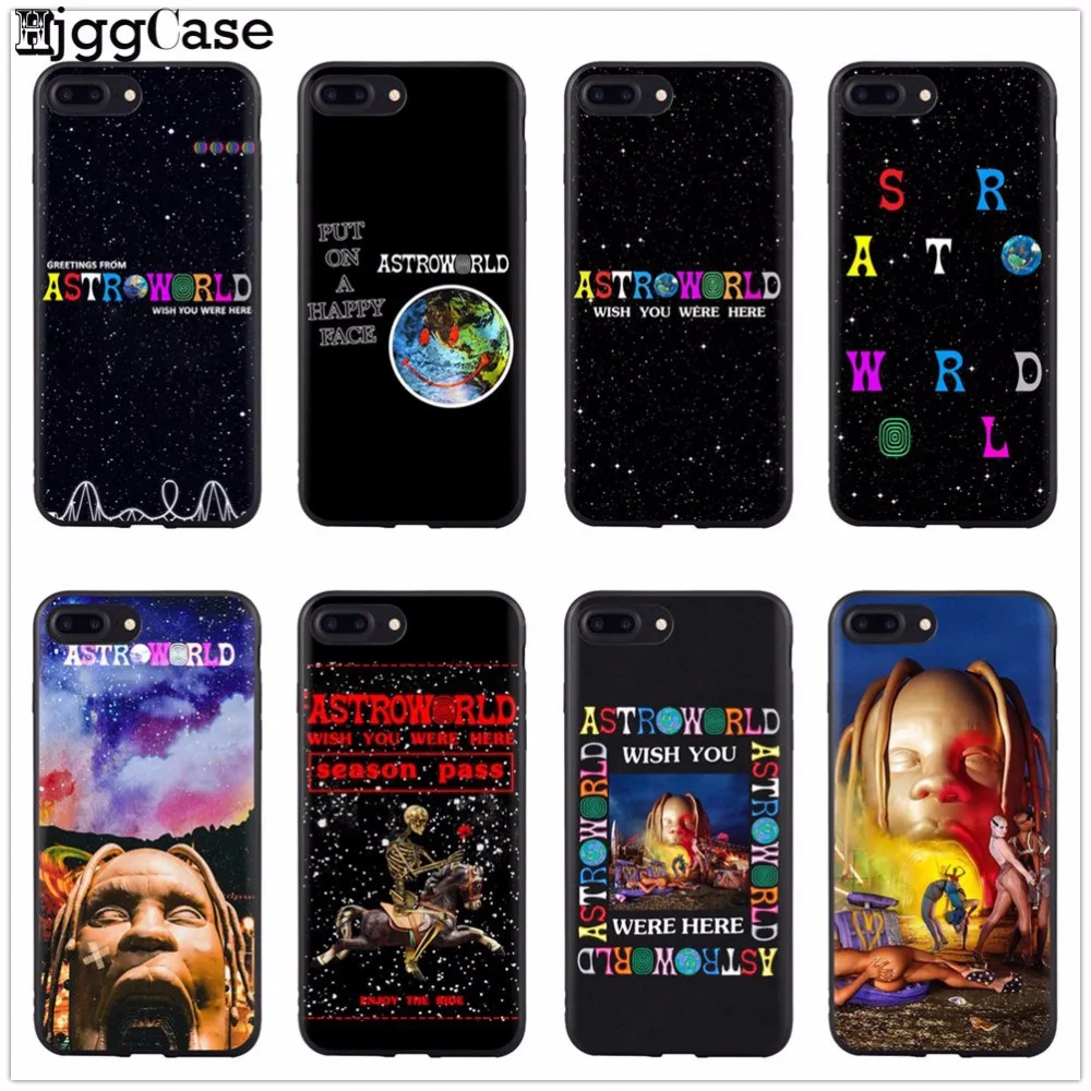 Чехол для телефона Travis Scott Astroworld для Apple iPhone X XS Max XR 8 Plus 7 Plus 6 6S Plus 5 5S SE мягкий силиконовый черный чехол