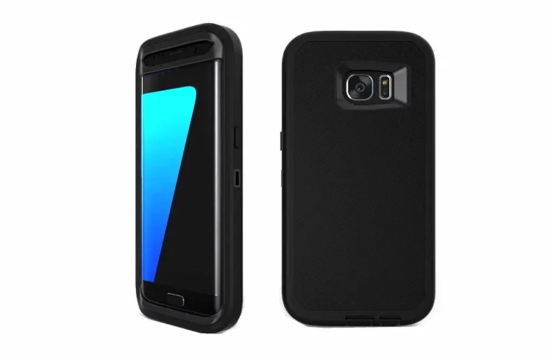 Гибридный защитный чехол для samsung Galaxy S7 S7 Edge, мягкий силиконовый Жесткий пластиковый Чехол на заднюю панель мобильного телефона для Galaxy S7 S7 Edge