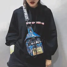 Оксфордские нагрудные сумки для женщин камуфляжная Хип-Хоп сумка через плечо модная мини-сумка на плечо для телефона мужские нагрудные сумки bolsa feminina