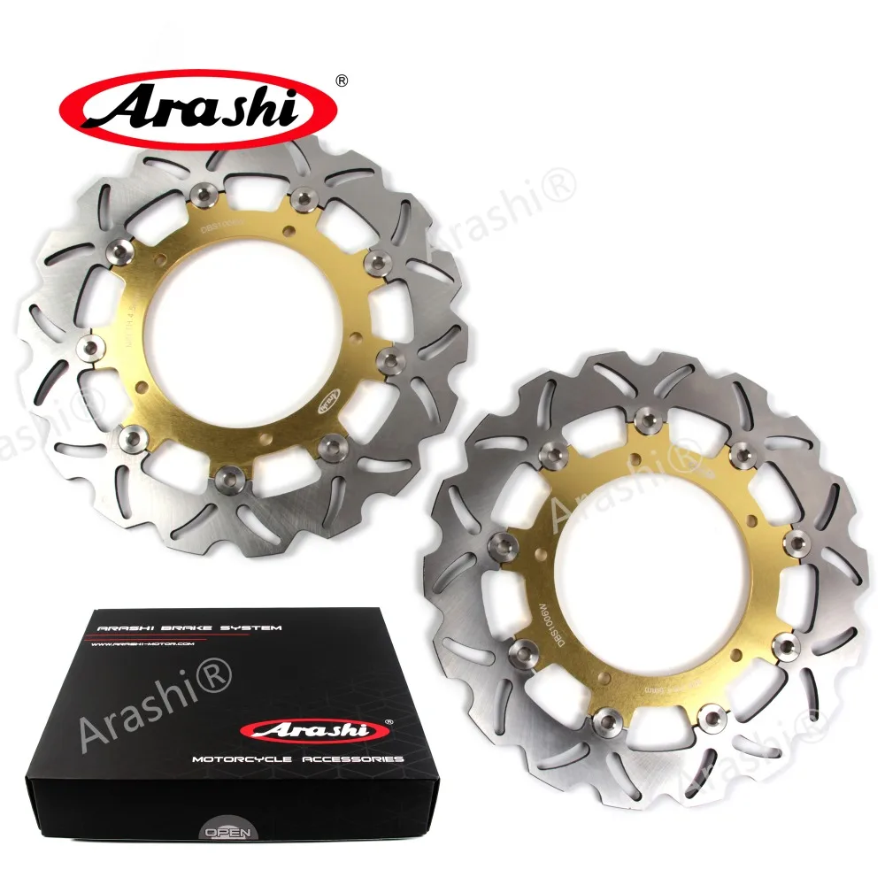 Arashi 2PCS MT09 2014-2015 CNC Floating Front Brake Disc Rotors For YAMAHA MT-09 MT 09 850 2014 2015 Motorcycle Disk | Автомобили и
