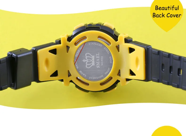 Обувь для девочек открытый SMAEL цифровые часы lcd детей 50 м водостойкие наручные часы ударопрочный Бесплатный Подарочная коробка часы Girls0704