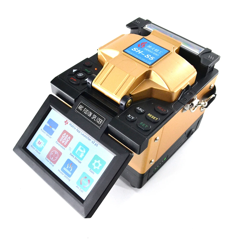 

FTTH optic Fiber splicing machine optical Fusion Splicer episseur de fusion de fibre