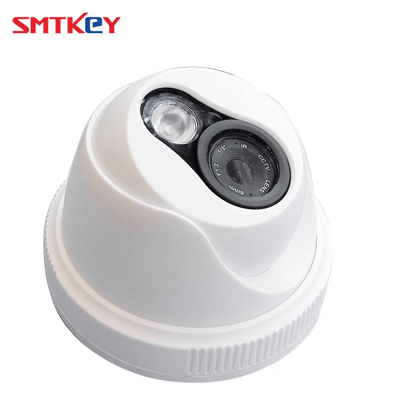 

SMTKEY CMOS Real 800TVL 1000TVL 1200TVL Analog Camera High Resolution Indoor Dome CCTV Security Camera