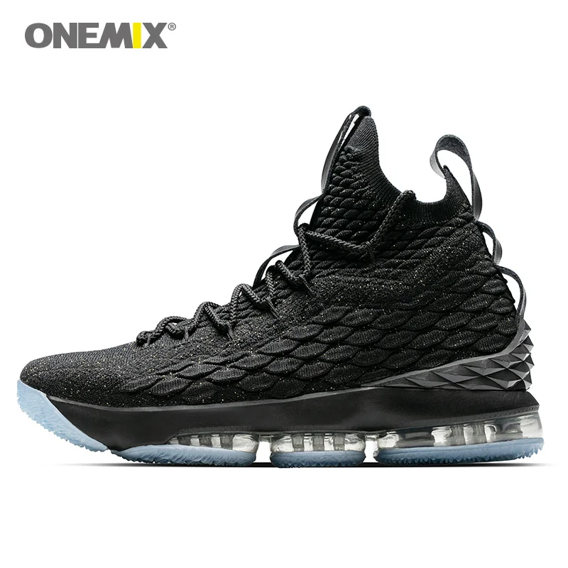 

ONEMIX basketball shoes for men breathable mesh upper high top sneakers sports outdoor shoes for basketball playing walking