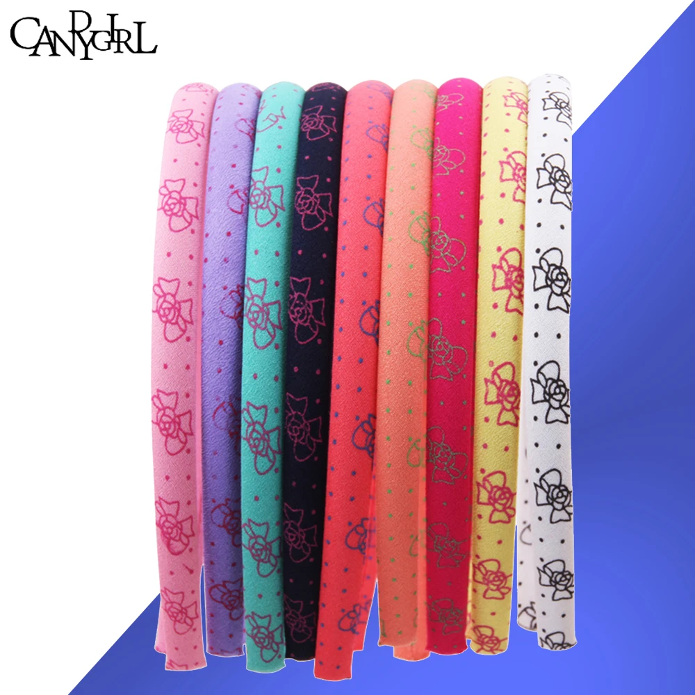 

1pc DIY Polyester Headbands Girl Kid Women Printed Butterfly Bow Hairbands Bohemia Flower Turban Accessories Hair Band Headwear