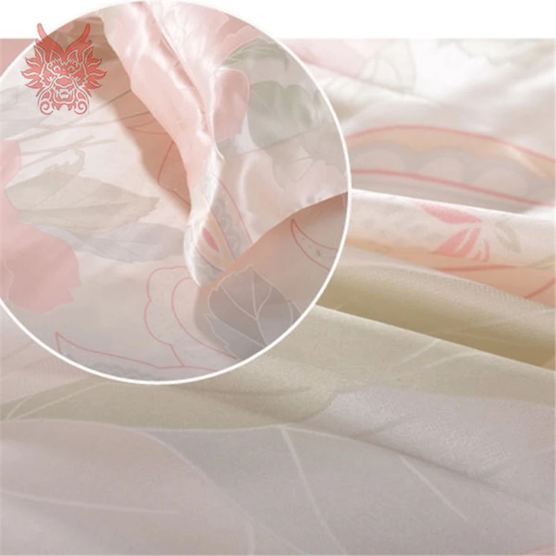 Home-textile-Luxury-pink-floral-print-19mm-100-silk-bedding-sets-duvet-cover-pillowcase-bedding-sheet (2)