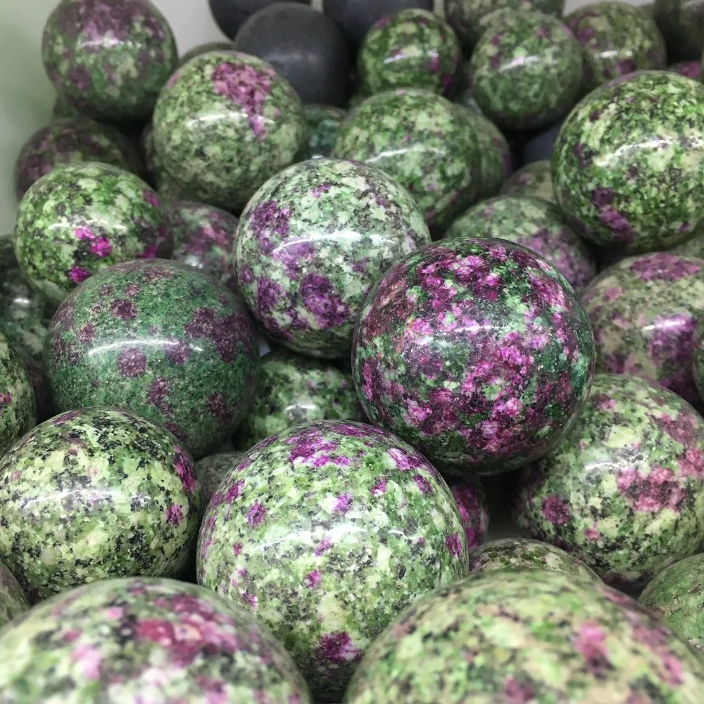 Топ! 50 мм натуральный красный зеленый сокровище кристалл сфера мяч исцеление