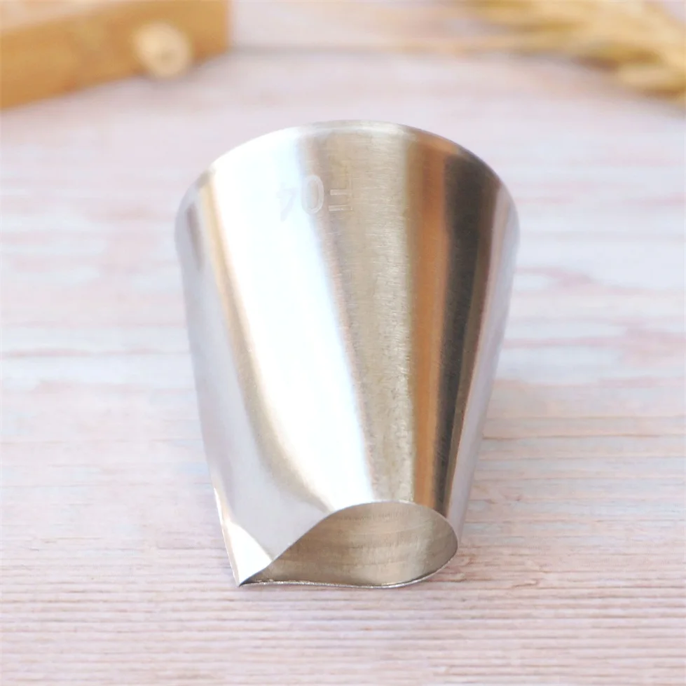 #F04 Round Water droplets shape Piping Tip Decorating Mouth Nozzle Pastry Tips Fondant peach Cake Decorating Sugarcraft Tool