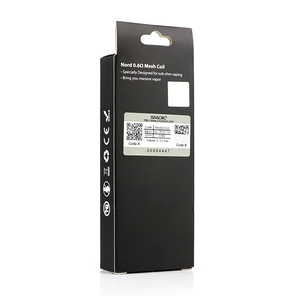 Аксессуары для электронной сигареты Vape SMOK Nord катушки nord Обычная/керамическая