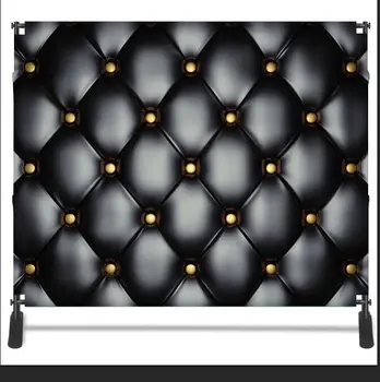 

customized one side printing backdrop 4 sides with pockets for pipe and drape