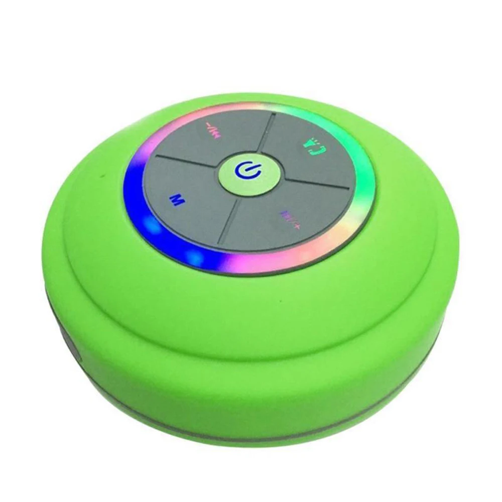 Портативный Беспроводной Bluetooth Динамик s мини Водонепроницаемый Динамик для душа для IPhone MP3 Автомобильная гарнитура динамик bluetooth-приемник - Цвет: Green