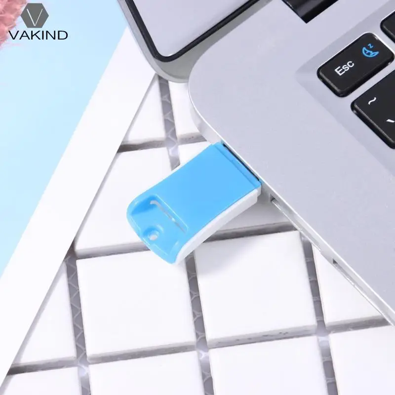 5Pcs USB2.0 Card Reader USB 2.0 Memory Cards Reader Cardreader for Micro SD TF Card Laptop Computer Accessories Color Random