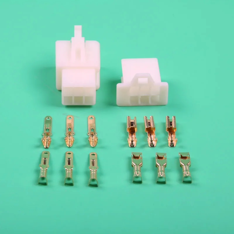 10 Sets 6 Pin 2.8mm wire Connector Plug male female terminal Electric