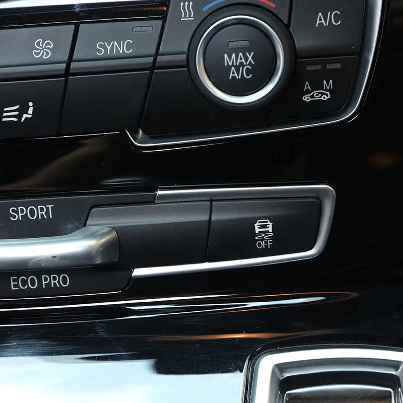 1 Набор = 2 шт. хромированный режим Кнопка рамка обшивка для BMW серии F45 F46 218i 2015 17