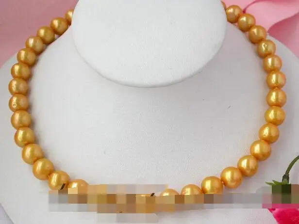 

song voge gem nanJ1667 gold round freshwater pearl necklace
