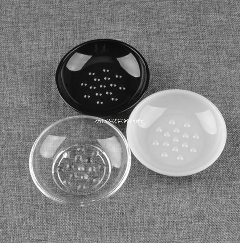 

100pcs Soap Tray Holder Plastic Soap Rack Plate Box Container Bath Shower Soap Dish Storage Bathroom Accessories