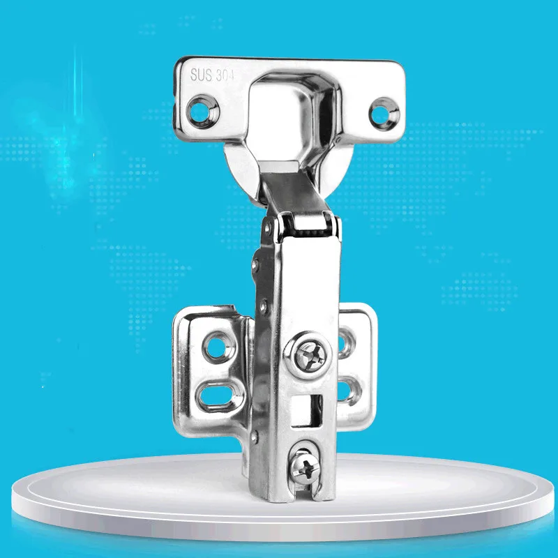 Furniture Hardware Cold Steel Rolling Hinge Buffer Hydraulic Hinge New Door Large