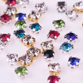 

100pcs Rhinestones Glass Strass Crystal Jewelry Rhinestones For Clothes Sewn/Flatback Rhinestone On Clothes Hot Fix Rhinestone