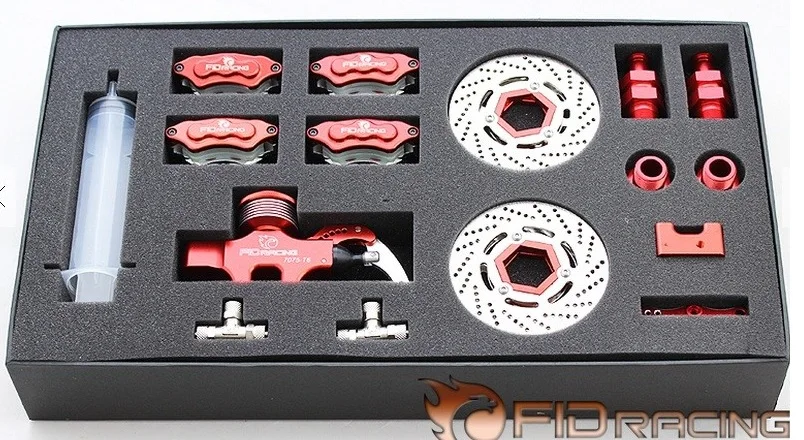 FID racing 4 wheel hydraulic brake set for hpi rovan km Baja 5B SS 5T rc car parts