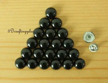 

rivets leather rivet bag clothing shoes dome studs 100 sets 10 mm black M62A