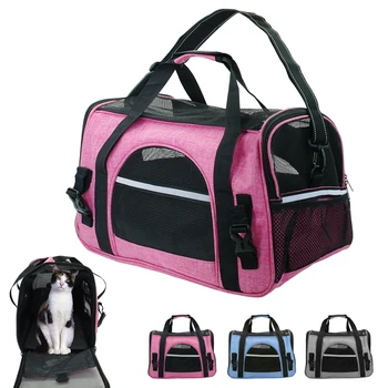 

Portable Dog Cat Carrier Bag Pet Puppy Travel Bags Breathable Mesh Small Dog Cat Chihuahua Carrier Outgoing Pets Handbag