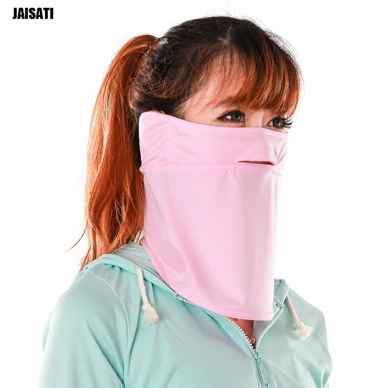 

Summer sunscreen mask neck ladies chiffon breathable mask driving anti-UV dust mask